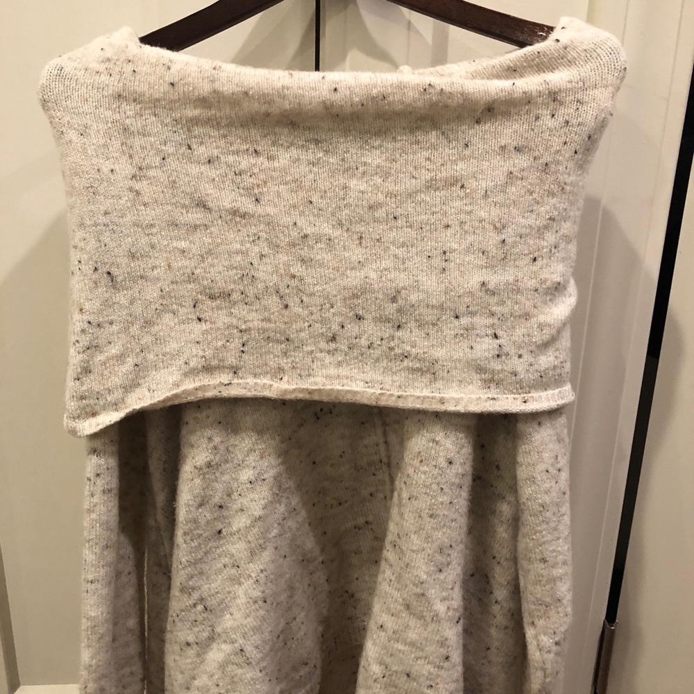 Yet again over the shoulder cowl neck sweater